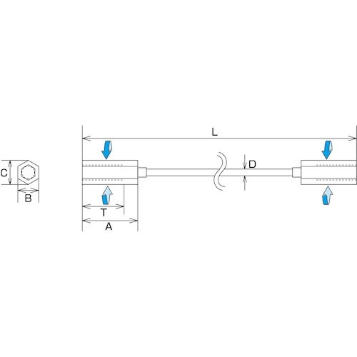 水本 ワイヤーナット(ミリネジ) M−8