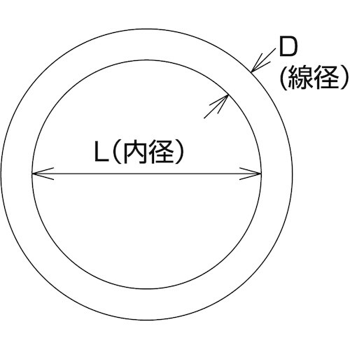 水本 ステンレス 丸リンク 線径8mm内径45mm