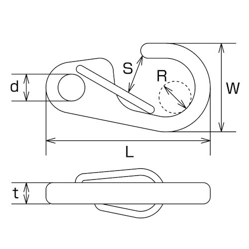 水本 ミニクリップ 長さ45mm