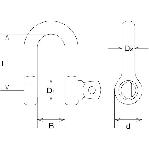 水本 ネジシャックル 呼び12mm