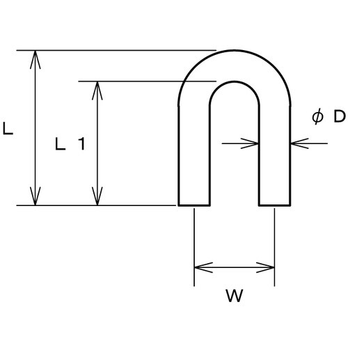 水本 Uボルト ステンレス Uカン 線径9mm