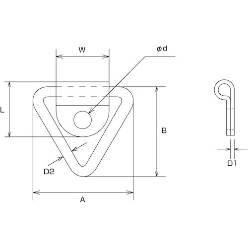 水本 グランドフック(TFT) 線径4mm