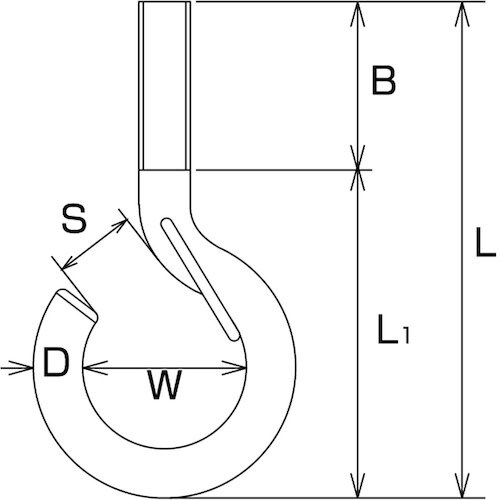 水本 ステンレス ハングフック 捻子径M−16