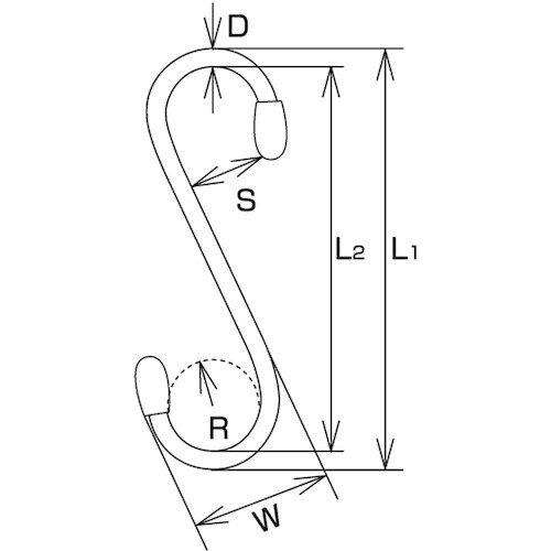 水本 Sカンロング 線径5mm全長150mm