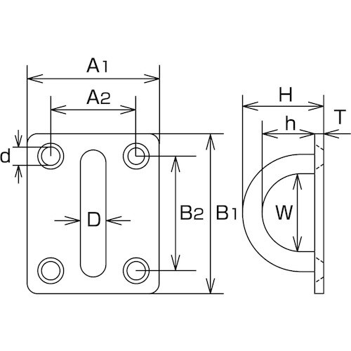 水本 アイプレート 42mm×58mm