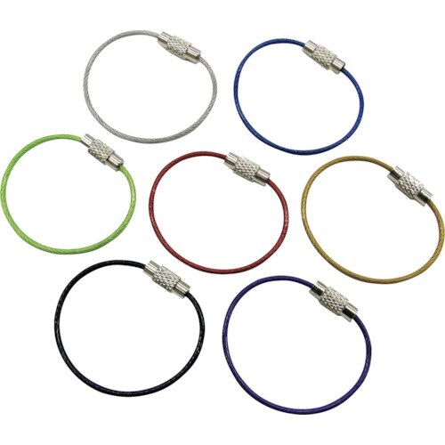 水本 キーワイヤーホルダー ワイヤー径1mm 全長