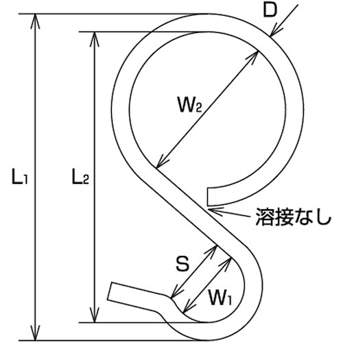 水本 パイプSカン 全長65mm