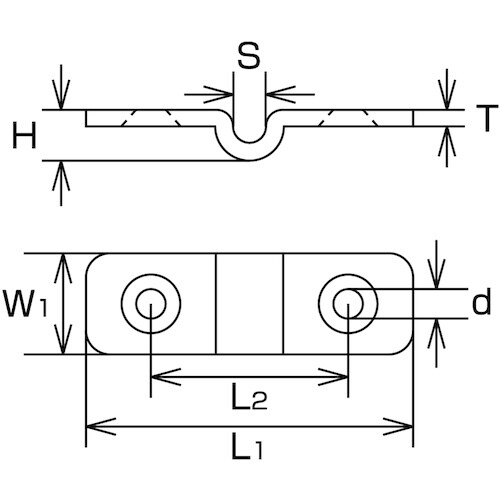 水本 チェーン用パーツ ステンレス チェーンホルダ
