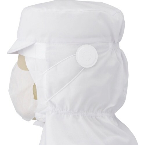 ミドリ安全 食品フード SH351W(ツバ付 マス