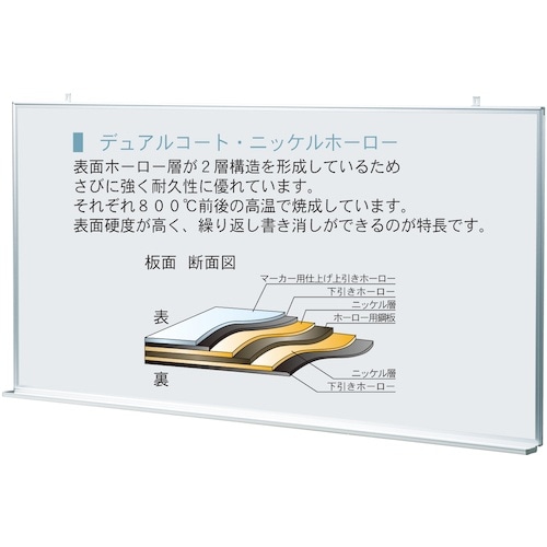 馬印 壁掛ホーローホワイトボード