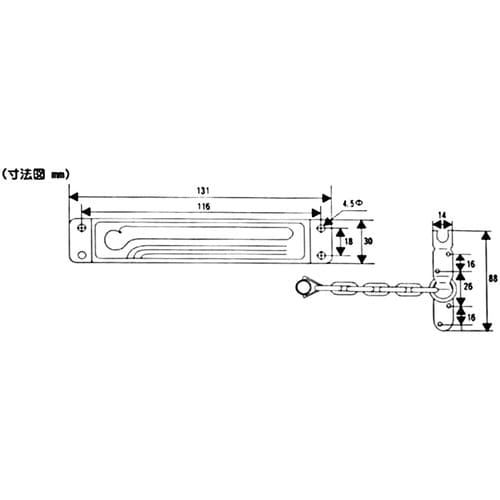 WAKI 防犯くさり VA−249