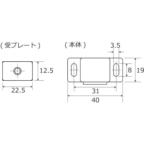 WAKI マグネットキャッチ VB−027 PC