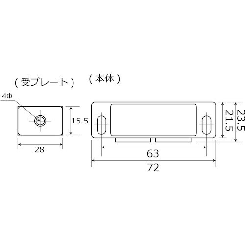 WAKI マグネットキャッチ VB−031 G M