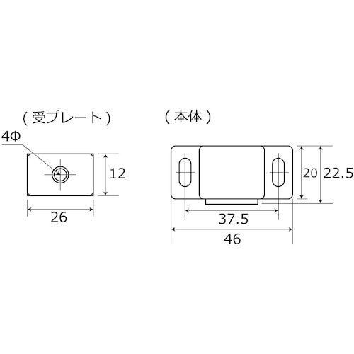 WAKI マグネットキャッチ VB−028 PC
