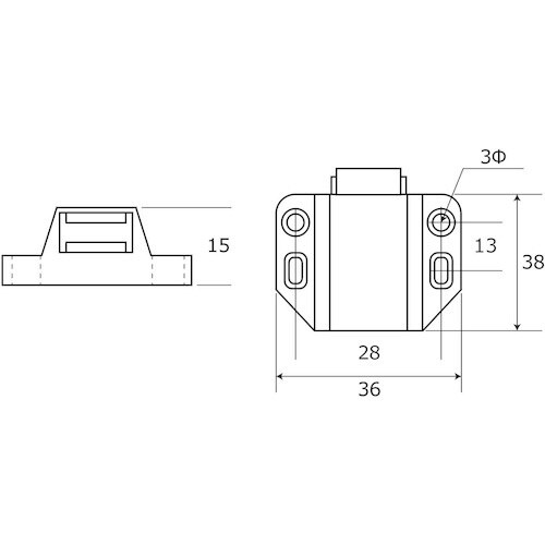 WAKI プッシュラッチ VB−020 ML80