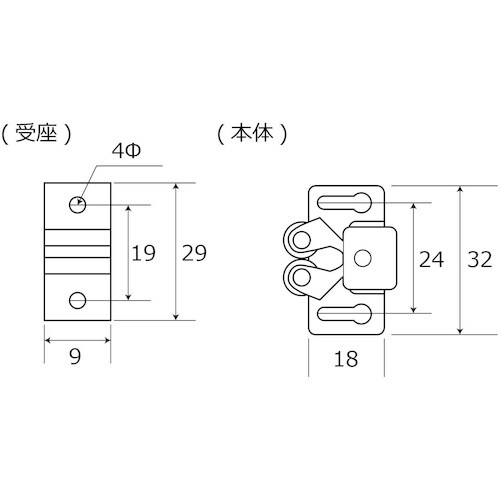 WAKI ローラーキャッチ 中 BH−663