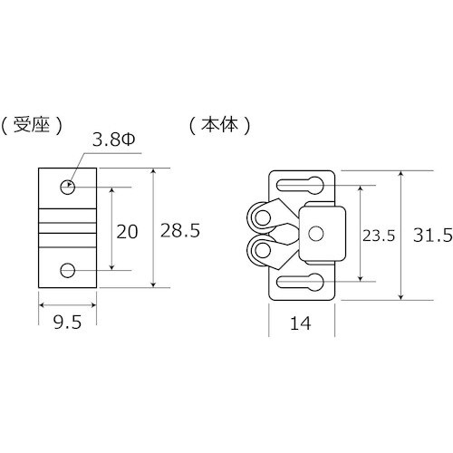 WAKI ローラーキャッチ VB−015 中