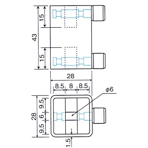 WAKI 防犯チェインロック IB−146 6MM