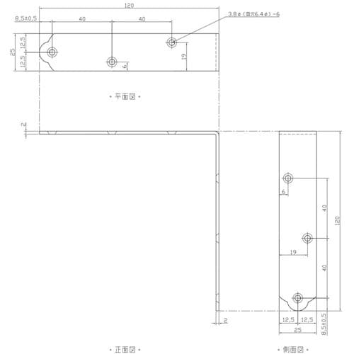 WAKI ステンレス金折隅金 BK−812 120