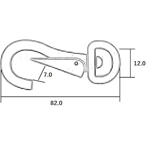 WAKI ステン回転ナスカン BK−598 SGS