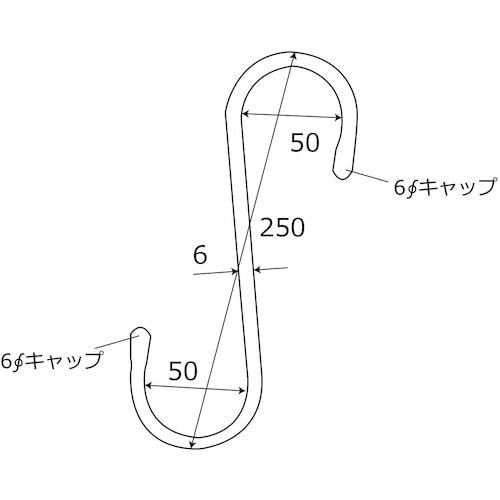 WAKI ステンSカン クロス BK−900 6X