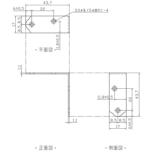 WAKI ユニクロ隅金 金折 BK−033 42
