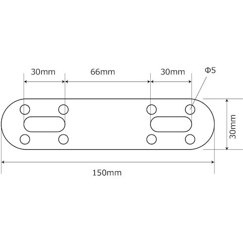 WAKI 補助金具ユニクロI型 BS−765 30