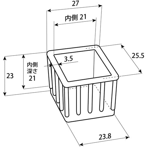 WAKI イスキャップB黒角 BC−191 21M