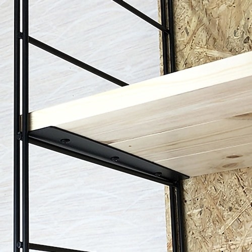 WAKI 棚固定金具 黒 DL−131 1x4ザイ