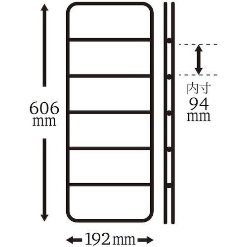 WAKI 棚パネル 白 DL−620 606x19