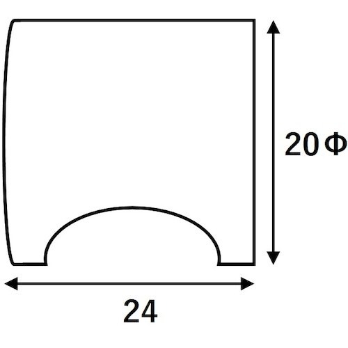 WAKI Cカットつまみ BH−1136 20mm