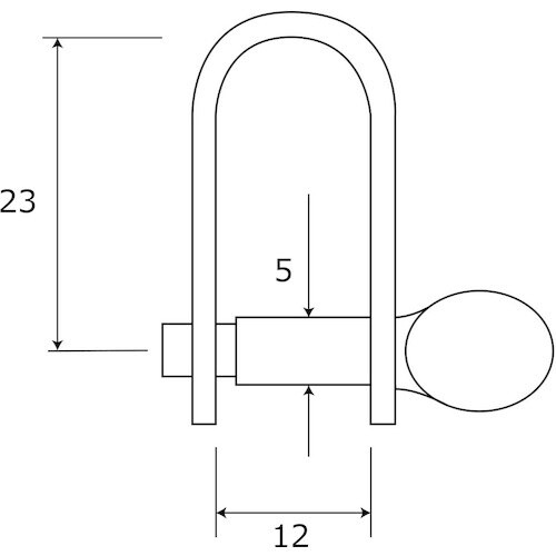 WAKI シートシャックル BK−662 ST 5