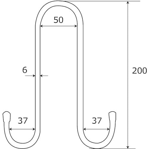 WAKI 変形Wカン50 BK−913 クローム6
