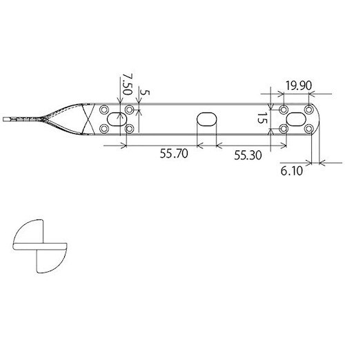 WAKI 補助金具ステイ BS−609 NO9 ク