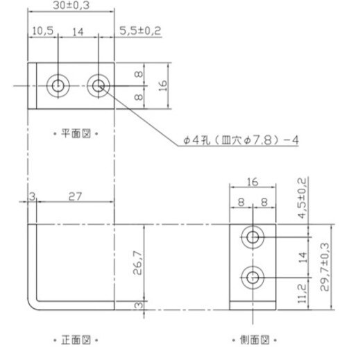 WAKI ステン バレット隅金 BK−111 30
