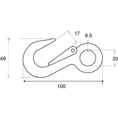 WAKI ステンスナップフック 15−510 X2