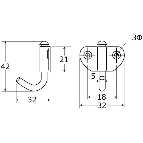 WAKI バラ 回転コート掛袋入 BH−618