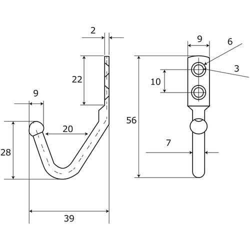 WAKI ソフトフックV3 BH−228 シロ