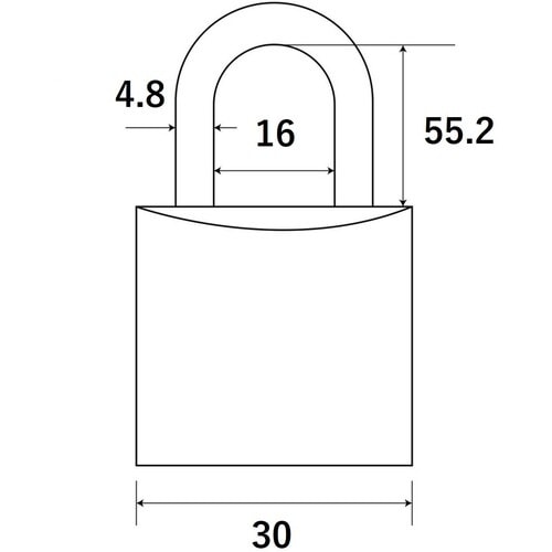 WAKI バラステン吊長南京錠 aiai IB−0