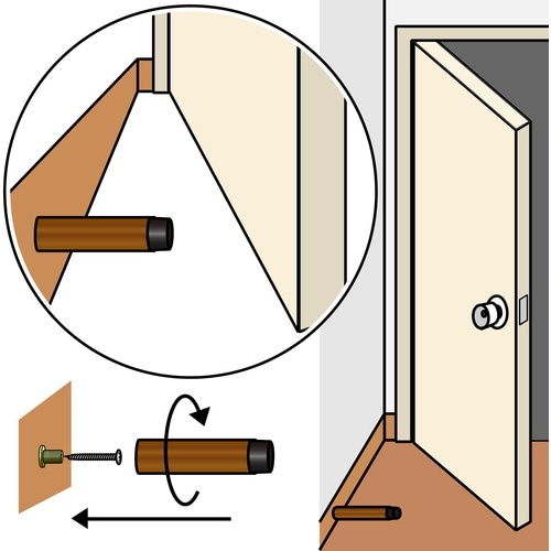 WAKI ウッドスリム戸当 VA−269 90MM