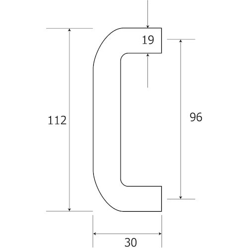 WAKI 木製取手 VG−013 96mm パイン