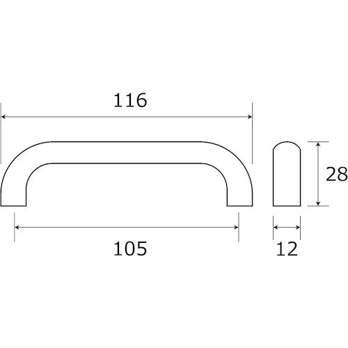 WAKI ハンドル116MM aiai AH020