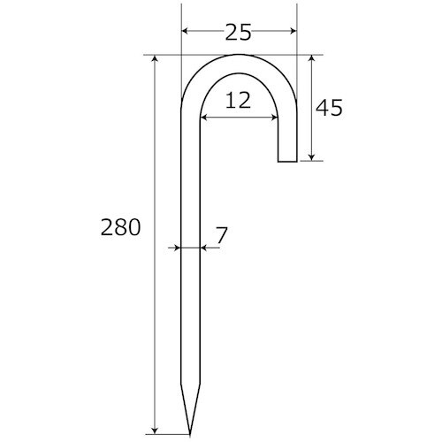 WAKI アンカー ウェーブ付 BK−229 7X
