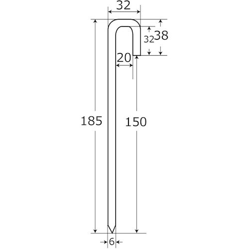 WAKI J型アンカー BK−289 6X150