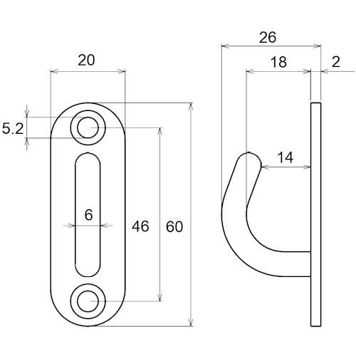 WAKI オープンパッドアイ BK−782 6X2
