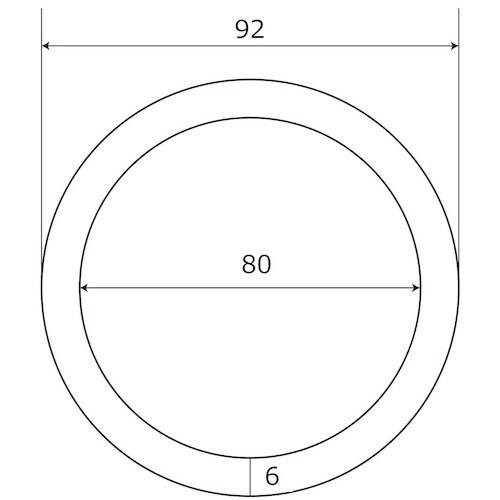 WAKI ステンリング BK−252 6MMX80