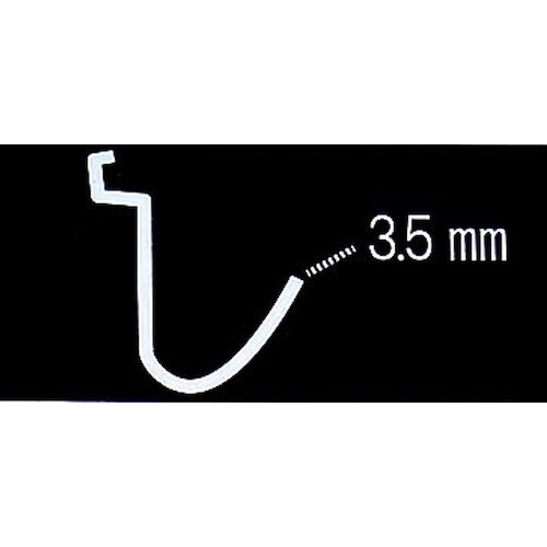 WAKI 黒フック U型 ANB−805 2本入り