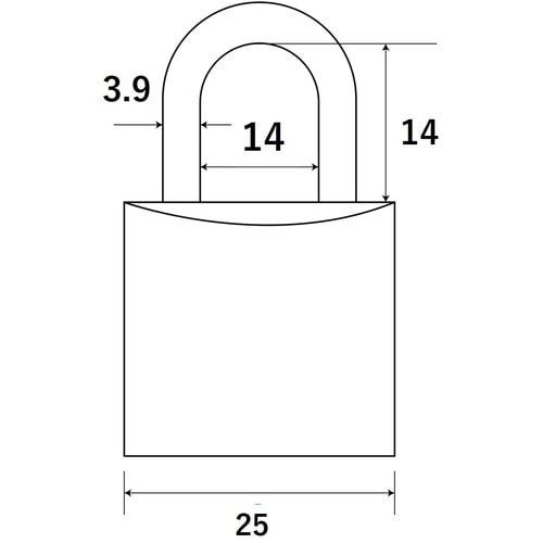 WAKI 別注シリンダー錠 TWE−OS 25MM