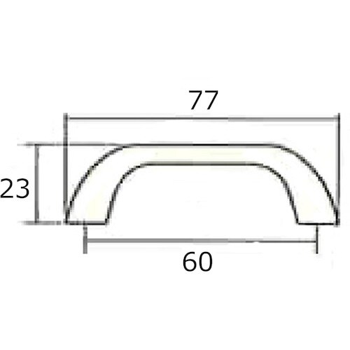 WAKI スリムハンドル BH−935 269W
