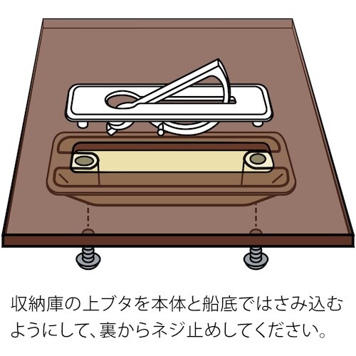 WAKI ダイカスト回転取手 VG−134 クロー